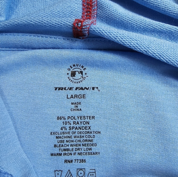 MLB St. Louis Cardinals Blue Light-weight Hoodie Men's Large New With Tags - Picture 8 of 8